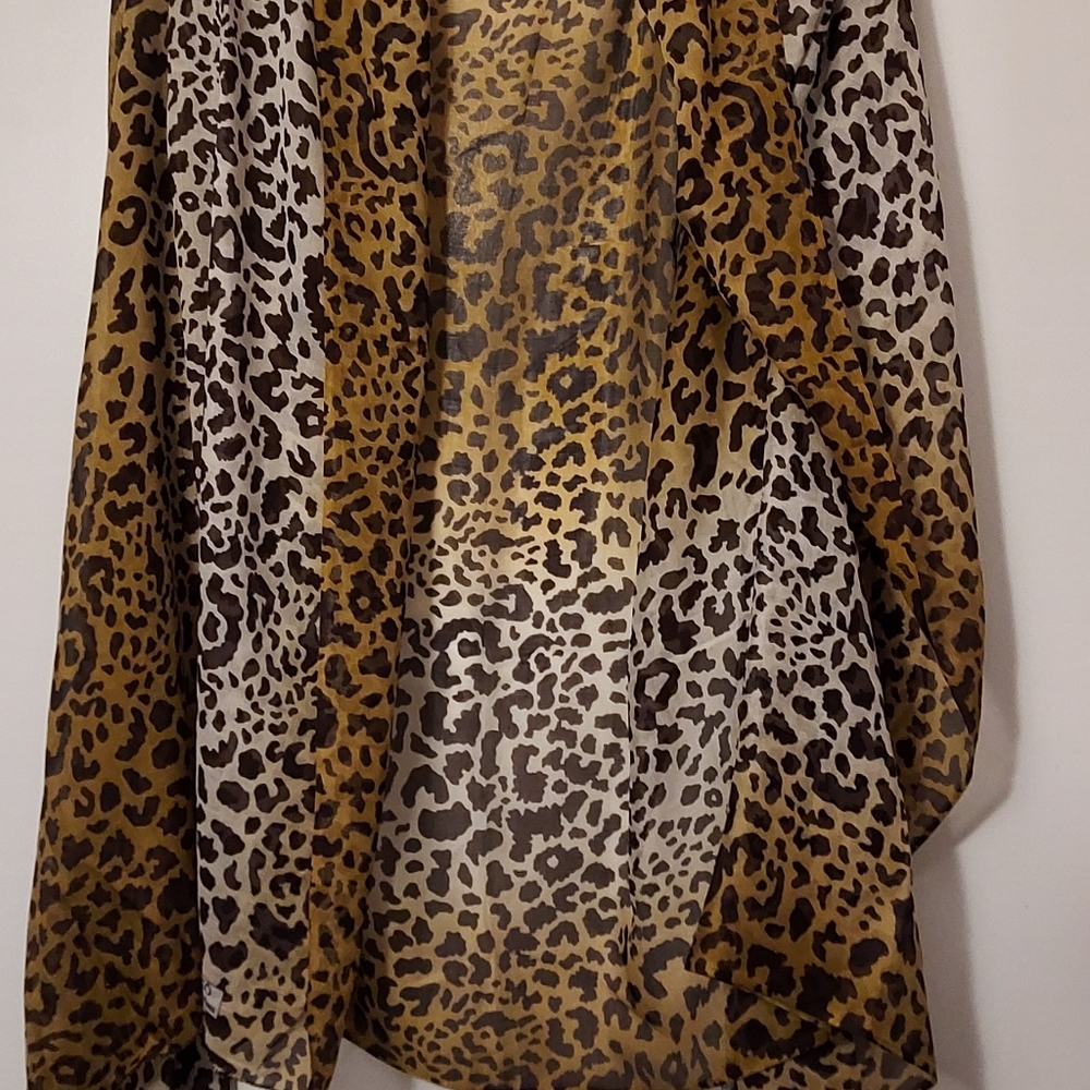 Oversized Animal Print Wrap/Scarf, 66" x 36"